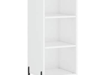 Szafka biała połysk 345x325x90 cm materiał drewnopochodny WM-828742