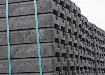 Stopy do ogrodzeń beton + PCV | Nowe | Producent | tymczasowe | duża ilość