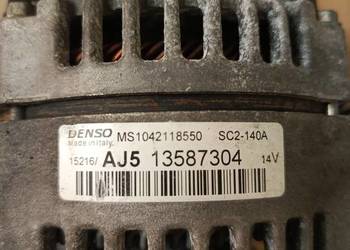 Opel Zafira 1.6 alternator aj5 13587304b