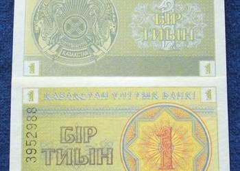 KAZACHSTAN 1 BIR TYIN Kolekcjonerski Banknot - 1 szt UNC