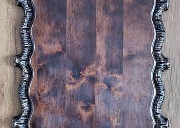 Rzeźbiona podkładka pod np. zdjęcia,medale lub odznaczenia łowieckie