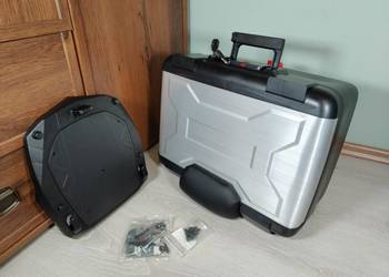 NOWY Centralny kufer motocyklowy SKŁADANY + PŁYTA monokey Vario