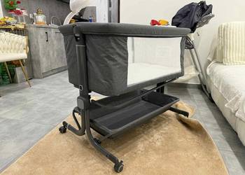 Sprzedam Łóżeczko składane wraz z materacem w BDB stanie mało co używane Ma