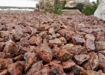 Grys granitowy "Vanga" - czerwony grys, kamień ogrodowy