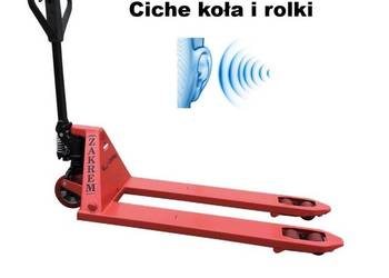 Paleciak CICHY, ręczny wózek paletowy Zakrem. Polski. Wysoka JAKOŚĆ