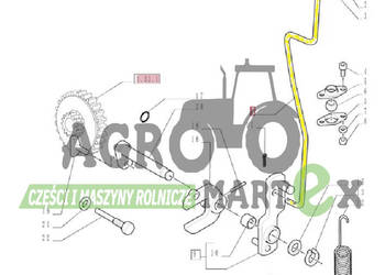 87337795, 5089678 DŹWIGNIA CNH