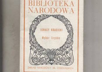 Wybór liryków  - Krasicki