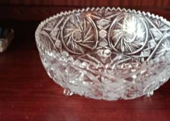 Misa kryształowa na owoce wys.11 cm fi 24 cm