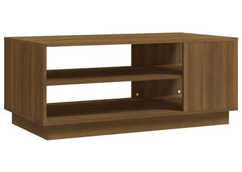 Stolik kawowy brązowy dąb 102x55x43 cm WM-813085