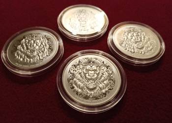 Srebrna moneta Roaring Lion 2021
