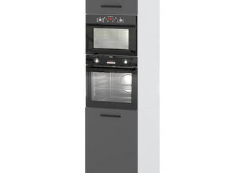 Szafka Kuchenna Słupek Modułowy Stojący Blande 60cm Biały Szary Mat