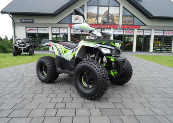 PIĘKNY QUAD ASIX HUNTER 125 8'' AUTOMAT(1+1) SZARO-LIMONKOWY