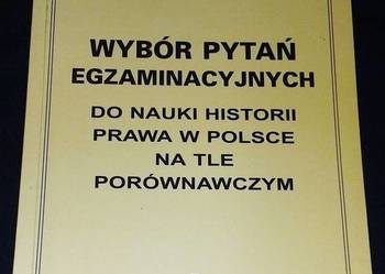 Wybór pytań egzaminacyjnych do nauki historii prawa w Polsce - B. Migda