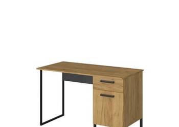 SANTES biurko 1d1s/120 dąb craft złoty / antracyt