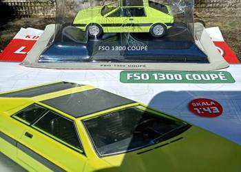 FSO 1300 COUPE Legendy FSO deagostini model 1:43 Kultowe auta PRL kolekcja