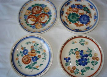 Włocławek fajansowy talerz PRL