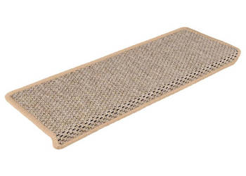 Samoprzylepne nakładki na schody 15 szt. 65x21x4 cm beżowe WM-326892