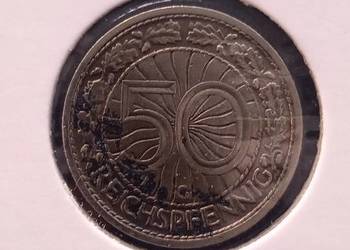 Niemcy 50 Reichspfennig 1928 G