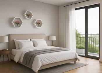 Pólki drewniane plaster miodu