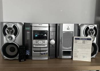 Wieża SONY MHC RG55S 2.1 stereo z akcesoriami sprawna wysyłka