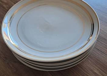 6 używanych talerzyków z prlu wytwórnia Lubiana stan bdb- śr 19 cm