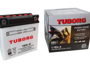 Akumulator Tuborg YB5L-B 12V 5.3Ah 65A P+