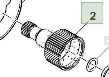 John Deere 8120 8220 8320 Piasta R108580