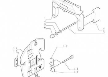 New Holland T6010 Przekładka 2x25mm id x 155mm l 82026132
