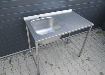 Zlew Gastronomiczny 1 Komorowy Komora z lewej 100/60/85