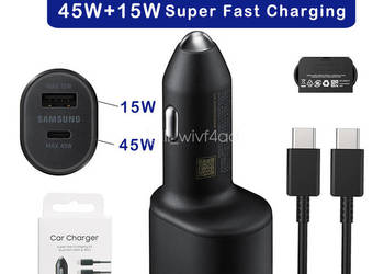 Ładowarka samochodowa Samsung superszybkie ładowanie