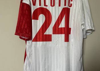 Vintage FK ŻELEZNIK - Serbia - 24 VILOTIĆ - adidas - XL - UNIKAT