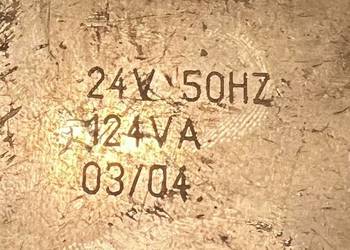 24V 50HZ 124VA Cewka fi=25 mm