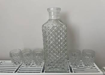 Ząbkowice karafka i kieliszki