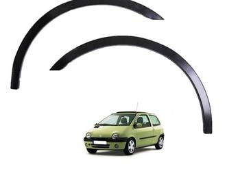 Renault Twingo nakładki na błotnik czarny mat 4 szt sierpy