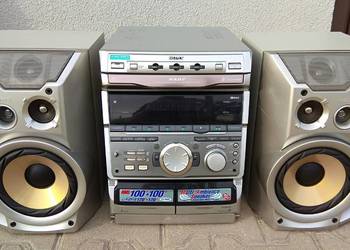 Potężna Sony MHC-RXD7 wieża,mega brzmienie,korektor graficzny,magnetofon