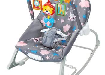EUROBABY LEŻACZEK LITTLE DREAMER GREY