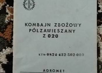 książka normy kombajn zbożowy półzawieszany