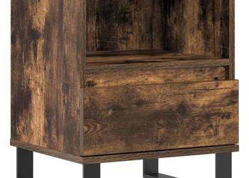 vidaXL Szafka nocna, przydymiony dąb(SKU:830646)