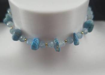 Bransoletka niebiańska letnia 17 cm