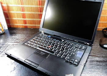 Lenovo T400 C2D 2.4 4GB BT 14cal DVD zasil bez dysku baterii Krk