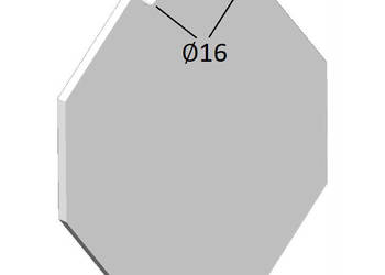 Tarcza strzelecka Hardox 600 gr.10mm mikro IPSC 200x248