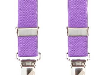 szelki fioletowe 7 camicie Bretelle Strette Viola