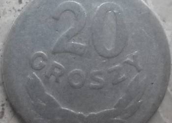 POLSKA-20 GROSZY-1949 r-AL-