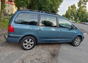 7 osobowy VW Sharan lift p1.9tdi, skrz 6 biegówe, HAK,klima, Opłaty 2027r