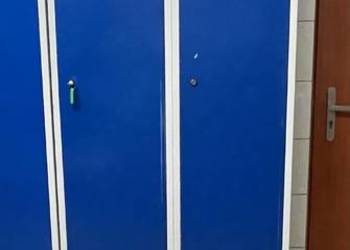 Szafki do przebieralni z ławką