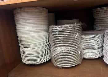 Talerz głęboki płytki deserowy