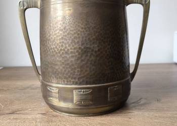 Duży wazon dzban wykonany z mosiądzu waga ponad 1kg ma ponad 50 lat