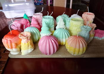 Świeczki z wosku sojowego