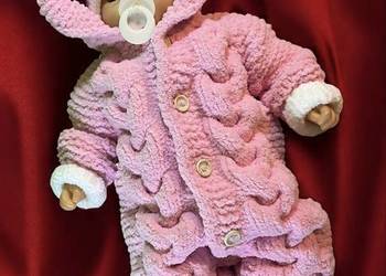 Zestaw na drutach dla dziewczynki na 0-3 miesięcy