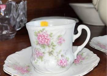 Filiżanka, stara. Śląska. Secesyjna.  Sygnowana numerycznie.   Takie same w